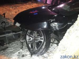 В Алматы Audi R8 разорвало на две части 
