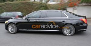 Шпионские снимки Genesis G90 LWB 2016 года 