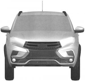Патентные изображения Lada XRAY Cross 