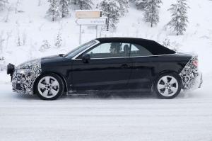 Шпионские снимки Audi A3 Cabrio 2017 года 