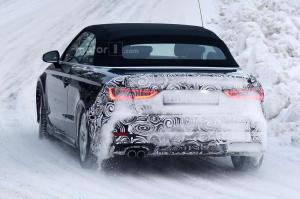 Шпионские снимки Audi A3 Cabrio 2017 года 