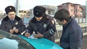 Полиция Алматы с начала декабря растонировала свыше 300 автомашин