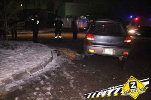 В Алматы водитель Mitsubishi переехал пешехода 
