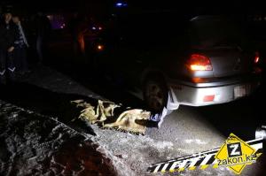 В Алматы водитель Mitsubishi переехал пешехода 