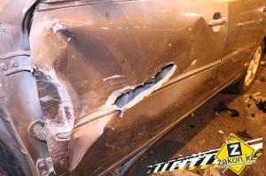 В Алматы произошло мощное ДТП с участием Audi Q5 и Toyota Camry 