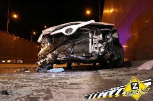 В Алматы водитель скрылся после совершения серьезного ДТП 