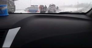 Шесть автомобилей столкнулись на трассе близ Актобе 