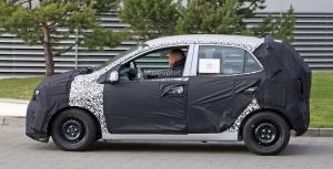 Шпионские снимки Kia Picanto 2017 года 