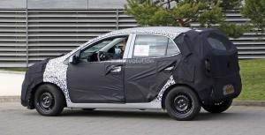 Шпионские снимки Kia Picanto 2017 года 