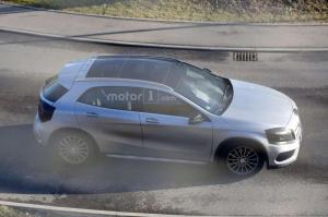 Шпионские снимки Mercedes-Benz GLA-Class 2017 года 