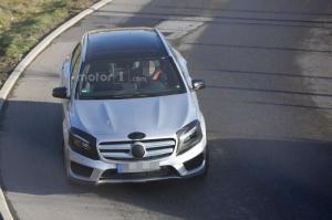 Шпионские снимки Mercedes-Benz GLA-Class 2017 года 