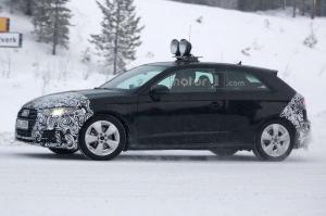 Шпионские снимки Audi A3 2017 модельного года 