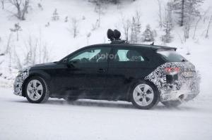 Шпионские снимки Audi A3 2017 модельного года 