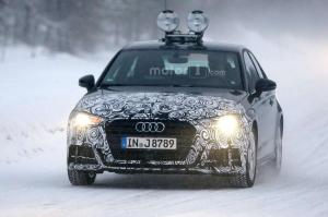 Шпионские снимки Audi A3 2017 модельного года 
