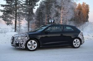 Шпионские снимки Audi A3 2017 модельного года 