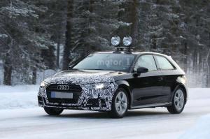 Шпионские снимки Audi A3 2017 модельного года 