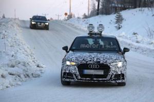 Шпионские снимки Audi A3 2017 модельного года 