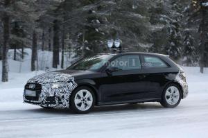 Шпионские снимки Audi A3 2017 модельного года 