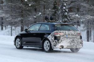 Шпионские снимки Audi A3 2017 модельного года 