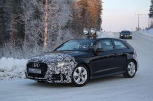 Шпионские снимки Audi A3 2017 модельного года 