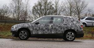 Шпионские снимки семиместного внедорожника BMW X1 2017 модельного года 