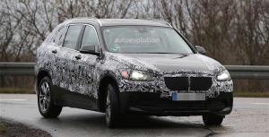 Шпионские снимки семиместного внедорожника BMW X1 2017 модельного года 