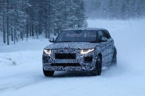 Шпионские снимки Jaguar E-Pace 2017 года 