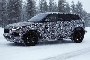 Шпионские снимки Jaguar E-Pace 2017 года 