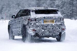 Шпионские снимки Jaguar E-Pace 2017 года 
