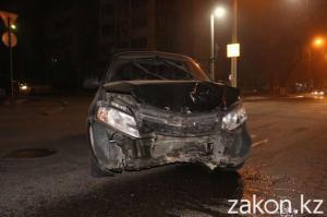 В Алматы столкнулись Lada и Honda 