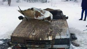 Mitsubishi Galant со дна Енисея 