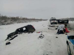 В страшной аварии на трассе ЗКО погибли 3 человека