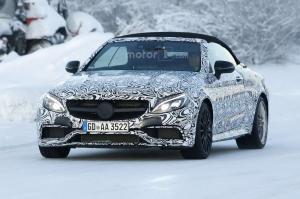 Mercedes-AMG C63 Convertible замечен на зимних тестах