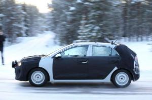 Шпионские снимки Kia Rio 2017 года 