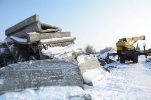 В Барнауле продолжается реконструкция двух мостов через Барнаулку 