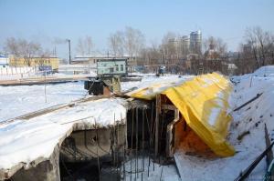 В Барнауле продолжается реконструкция двух мостов через Барнаулку 