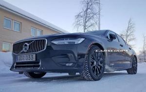 Шпионские снимки Volvo S90 R-Design 2017 года 