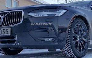Шпионские снимки Volvo S90 R-Design 2017 года 