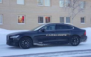 Шпионские снимки Volvo S90 R-Design 2017 года 