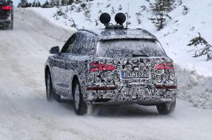 Шпионские снимки Audi Q5 2017 года 