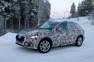 Шпионские снимки Audi Q5 2017 года 