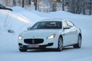Компания Maserati вывела на тесты обновлённый седан Quattroporte 2017 модельного года