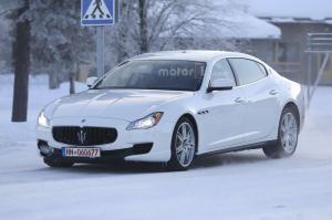 Шпионские снимки Maserati Quattroporte 2017 года 