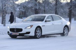 Шпионские снимки Maserati Quattroporte 2017 года 