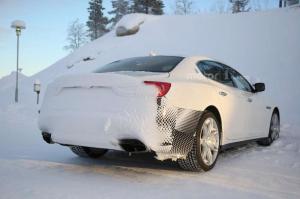 Шпионские снимки Maserati Quattroporte 2017 года 
