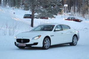 Шпионские снимки Maserati Quattroporte 2017 года 