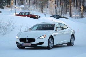 Шпионские снимки Maserati Quattroporte 2017 года 