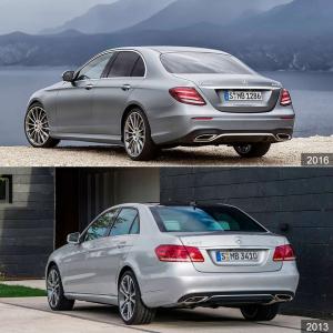 Седан Mercedes E-Class получит новые двигатели в июне 2016 года 