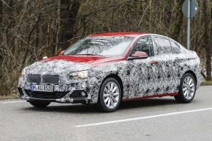Шпионские снимки седана BMW 1-Series 2017 года 