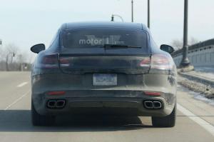 Шпионские снимки Porsche Panamera 2017 года 